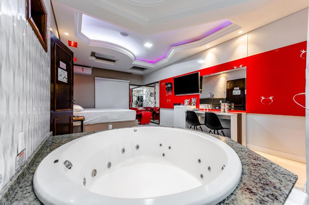 Quarto com Hidromassagem Blumenau Amy Motel